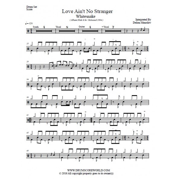 Whitesnake - Love Ain't No Stranger